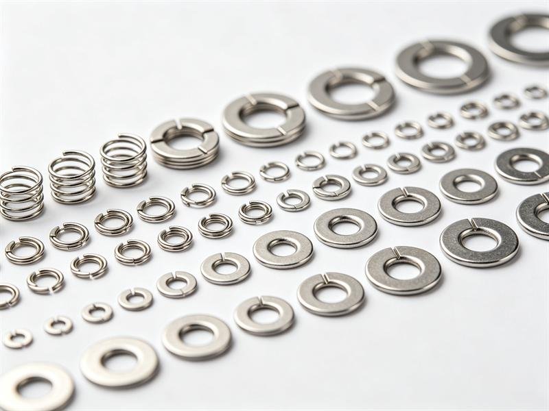 Flat and spring washers